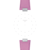 Bracelet Officiel Tissot PRX35 Cuir Rose