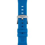 Bracelet Officiel Tissot PRX Caoutchouc Bleu