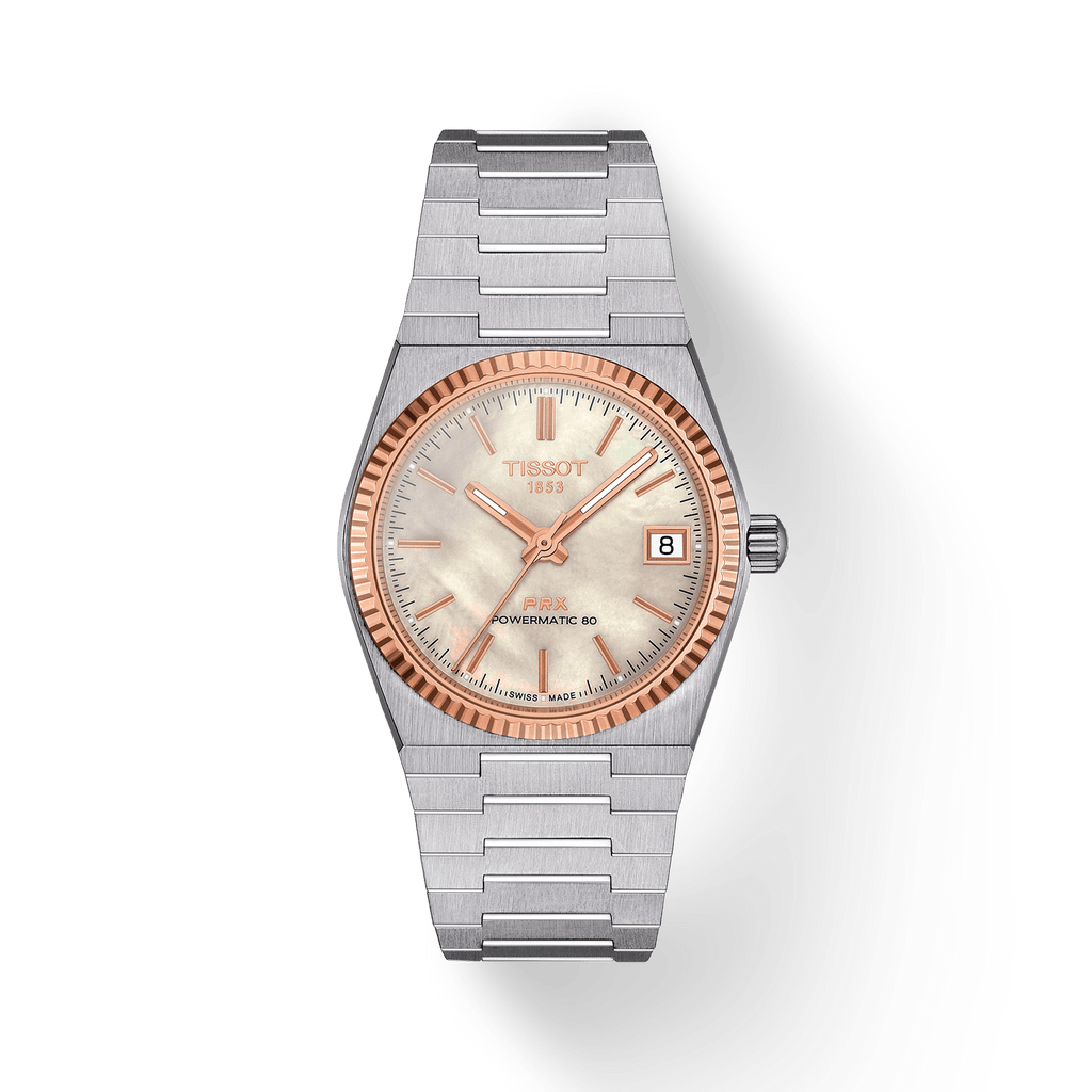 Tissot PRX Powermatic 80 35mm Steel and 18K Gold Bezel