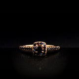 Or Rose & Diamants Noirs