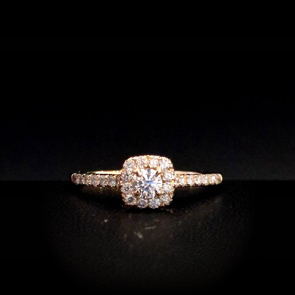 Or Rose 18K & Diamants
