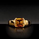 Or Jaune 18K & Citrine Impériale