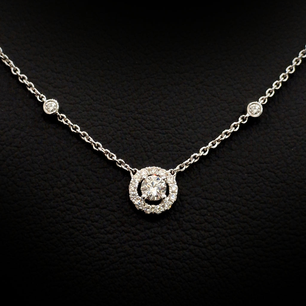 Or Blanc 18K & Diamants