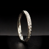 Or Blanc 18K & Diamants