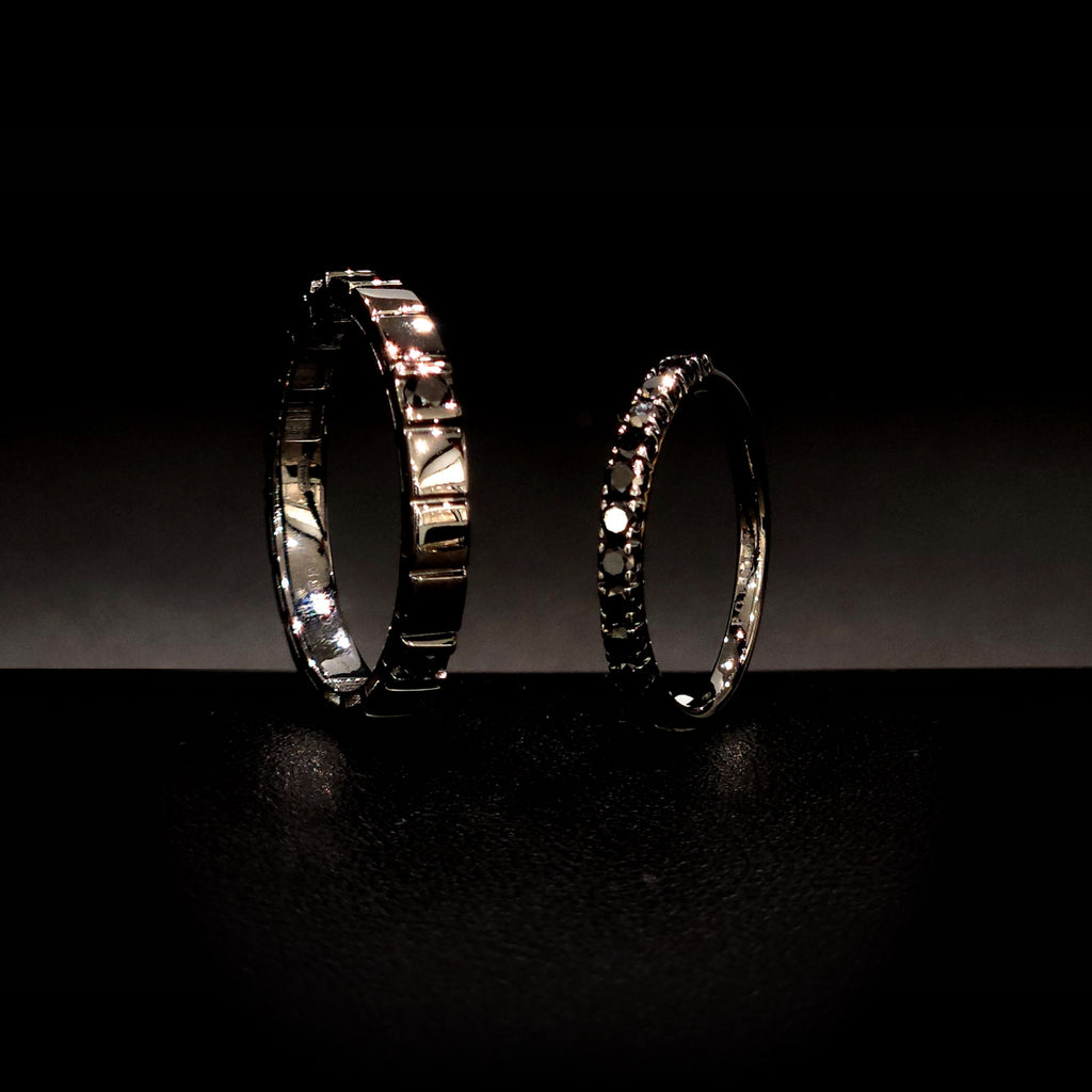 Or Noir 18K & Diamants Noirs