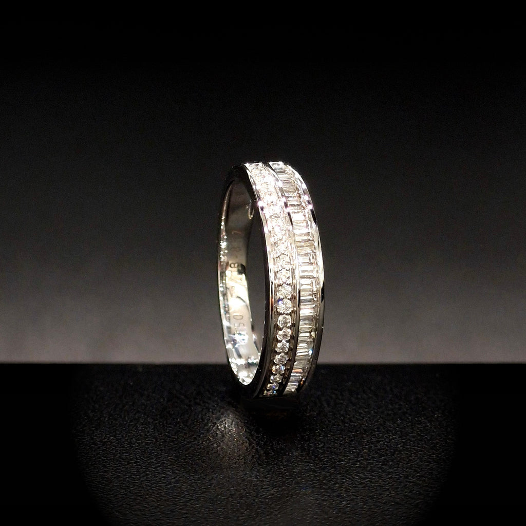Or Blanc 18K & Diamants
