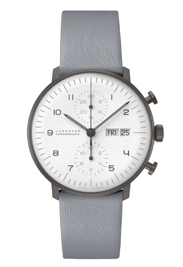 max bill Chronoscope, English Date