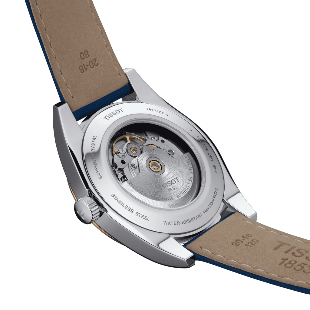 TISSOT GENTLEMAN POWERMATIC 80 SILICIUM SOLID 18K GOLD BEZEL