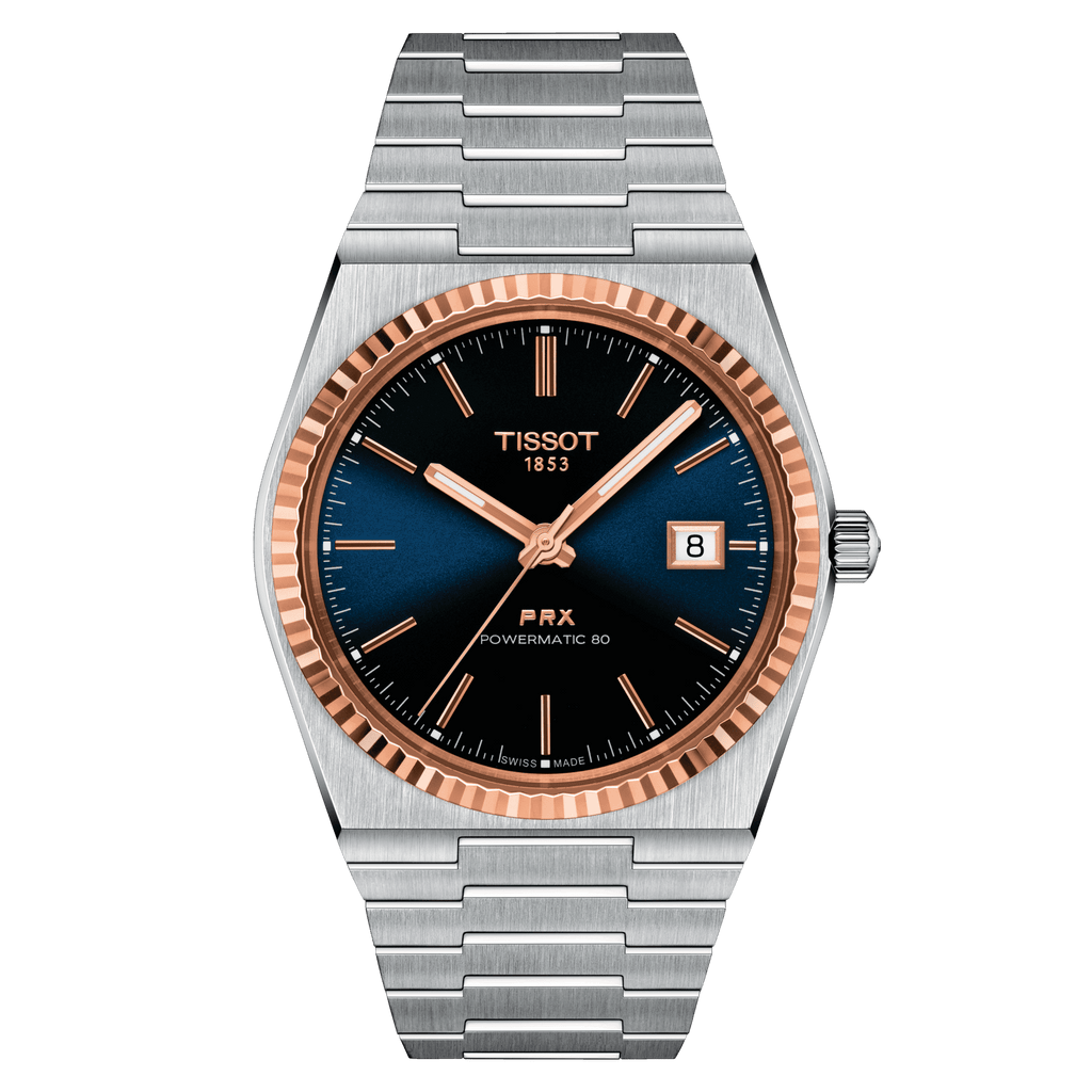 Tissot PRX Powermatic 80 18K Gold bezel