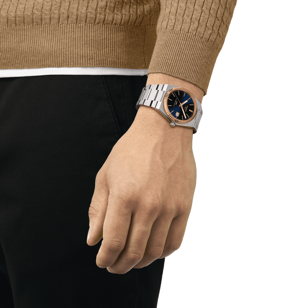 Tissot PRX Powermatic 80 18K Gold bezel