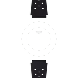 Bracelet Officiel Tissot Sideral Caoutchouc Noir