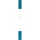 Bracelet Officiel Tissot Synthétique Bleu Entre-cornes 9 mm