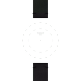 Bracelet Officiel Tissot Synthétique Noir entre-cornes 20 mm