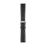 Bracelet officiel Tissot cuir gris entre-cornes 21 mm