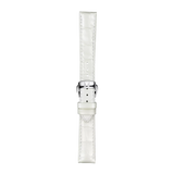 Bracelet officiel Tissot cuir blanc entre-cornes 16 mm