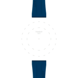 Bracelet Officiel Tissot Caoutchouc Bleu Entre-cornes 20 mm