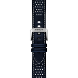 Bracelet Officiel Tissot Cuir Bleu Entre-cornes 22 mm