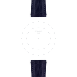 Bracelet Officiel Tissot Tissu Bleu Entre-cornes 21 mm