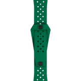 Bracelet Officiel Tissot Sideral Caoutchouc Vert