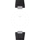 Bracelet Officiel Tissot PRX 42mm Cuir Noir