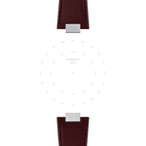 Bracelet Officiel Tissot PRX35 Cuir Brun