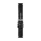 Bracelet officiel Tissot cuir noir entre-cornes 22 mm