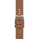 Bracelet Officiel Tissot Synthétique Brun entre-cornes 22 mm