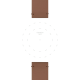 Bracelet Officiel Tissot Synthétique Brun entre-cornes 22 mm
