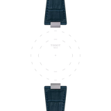Bracelet Officiel Tissot PRX Cuir Bleu Foncé