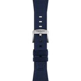 Bracelet Officiel Tissot PRX Caoutchouc Bleu