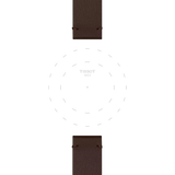 Bracelet Officiel Tissot Synthétique Brun entre-cornes 18 mm