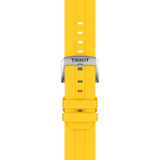 Bracelet Officiel Tissot Silicone Jaune Entre-cornes 22 mm