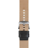 Bracelet officiel Tissot tissu beige entre-cornes 22 mm