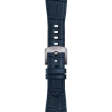 Bracelet Officiel Tissot PRX 42mm Cuir Bleu Foncé