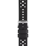 Bracelet officiel Tissot cuir noir entre-cornes 22 mm