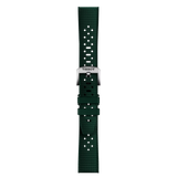 Bracelet Officiel Tissot Caoutchouc Vert Entre-cornes 20 mm