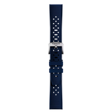 Bracelet Officiel Tissot Caoutchouc Bleu Entre-cornes 20 mm