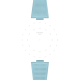 Bracelet Officiel Tissot PRX Caoutchouc Bleu Clair