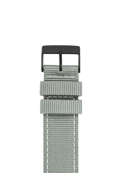 Bracelet Nylon gris - 21 mm