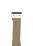 Bracelet en caoutchouc beige - 22 mm