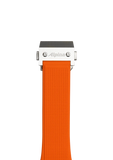 Bracelet en caoutchouc orange - 22 mm