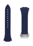 Bracelet en caoutchouc bleu marine - 22 mm