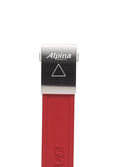 Bracelet en silicone rouge - 22 mm
