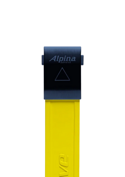 Bracelet en silicone jaune - 22 mm