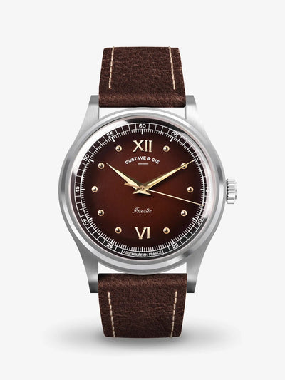 LÉON 12H - ARGENT ET MARRON