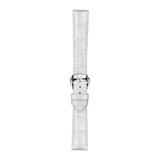 Bracelet officiel Tissot cuir blanc entre-cornes 16 mm