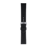 Bracelet officiel Tissot tissu noir entre-cornes 21 mm