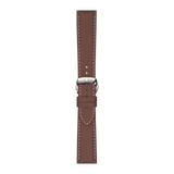Bracelet officiel Tissot cuir brun entre-cornes 21 mm