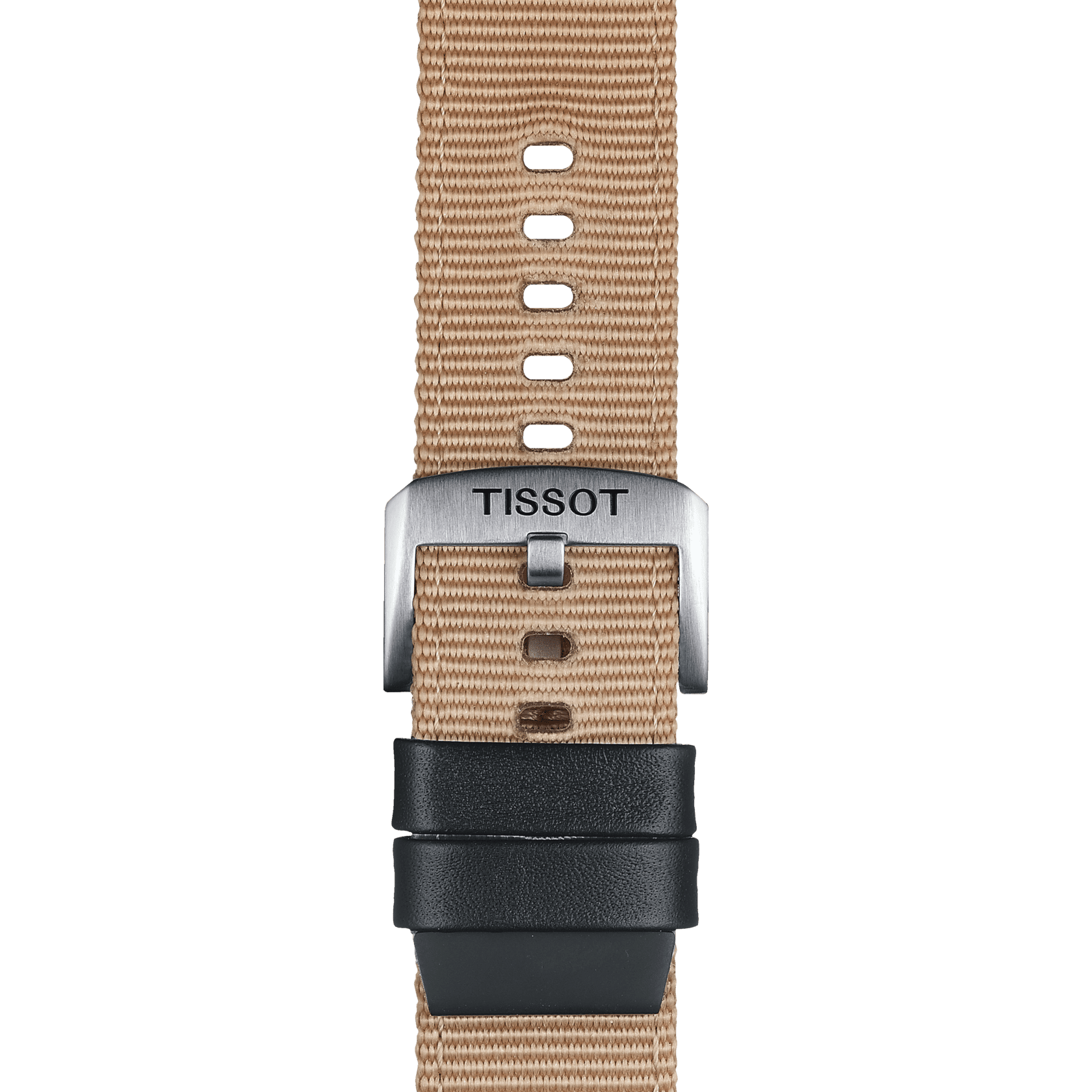 Bracelet officiel Tissot tissu beige entre-cornes 22 mm