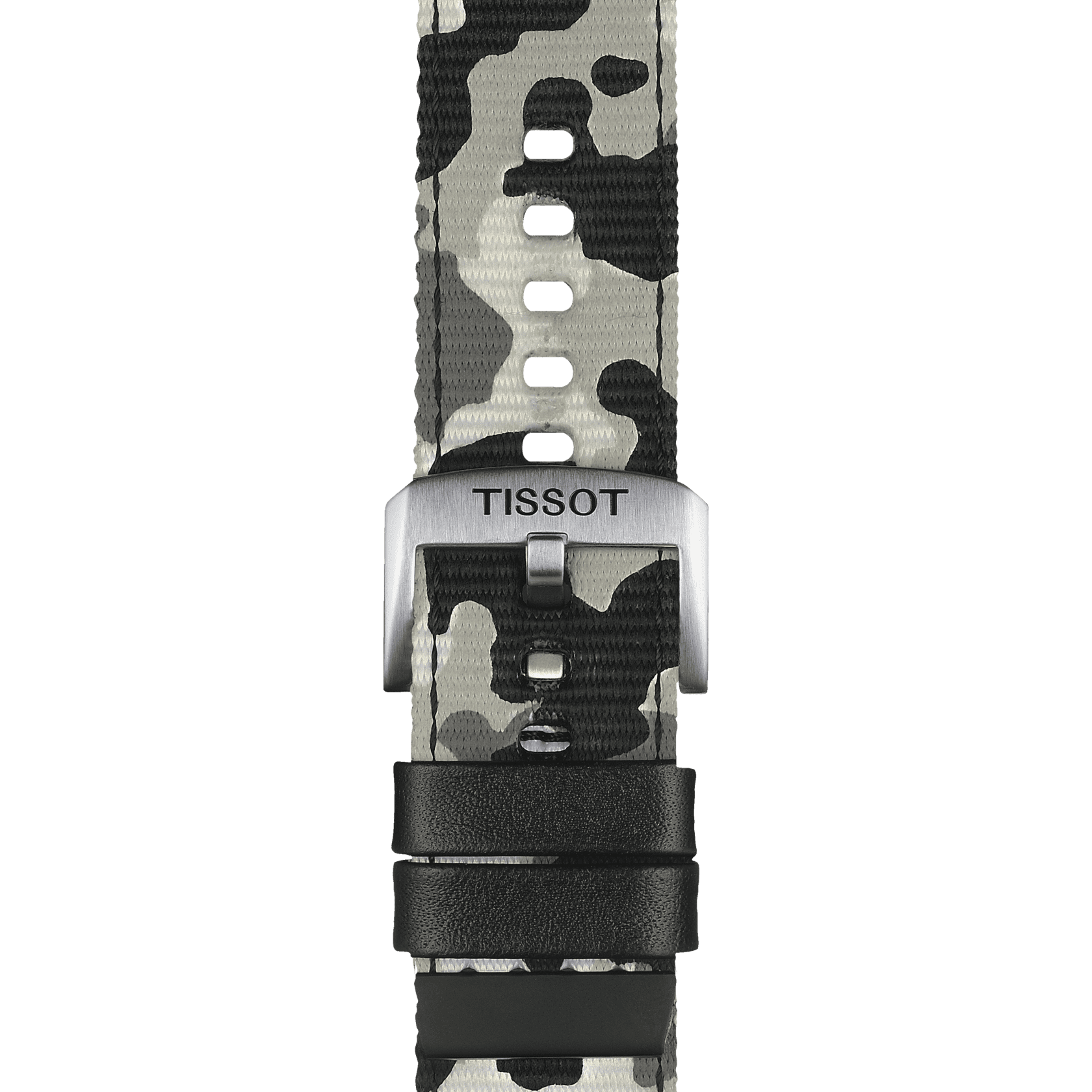 Bracelet officiel Tissot tissu kaki entre-cornes 22 mm